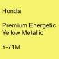 Preview: Honda, Premium Energetic Yellow Metallic, Y-71M.